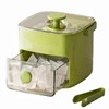 Ice Cube Tray with Lid&Bin&Tong, Easy Release 48pcs Ice Cube