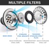 JSTHHTT 2 Pack Kitchen Sink Plug Strainer, Kitchen Sink Strainer