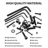 12.9 Carbon Steel Hex Bolts Nuts Set, Cylinder Head Screws