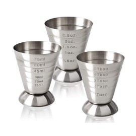 Cocktail-Dosierer mit mehreren Skalierungen, 75 ml, für Bar-Messung, ML/OZ/TBSP, Zubehör für Mixologie