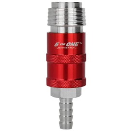 Milton 1754: 1/4" Safety Exhaust Coupler, 1/4" Hose Barb