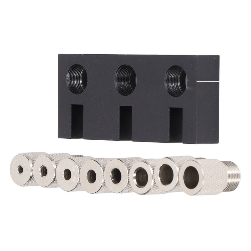 Hole Punch Locator Jig 3 in 1 Log Tenon Woodworking