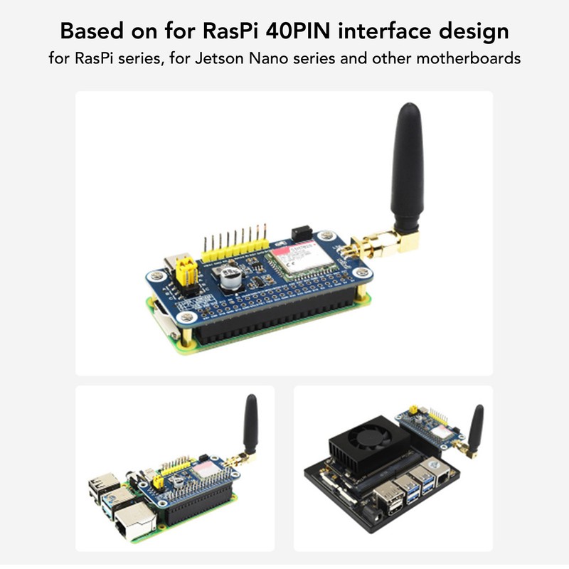 SIM7028 NB IoT HAT for RasPi 2 2B 3B 3B+