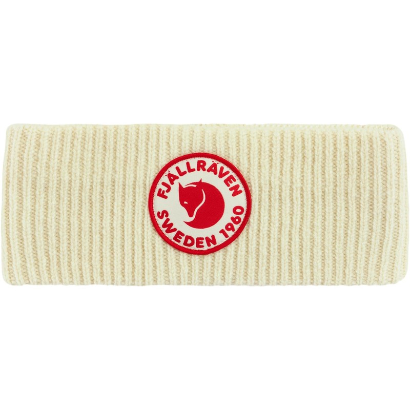 Fjallraven 87082-113 1960 Logo Headband Head Band Unisex Chalk White