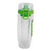 Fruit Infuser Water Bottle Anti Slip Grip Flip Top Lid