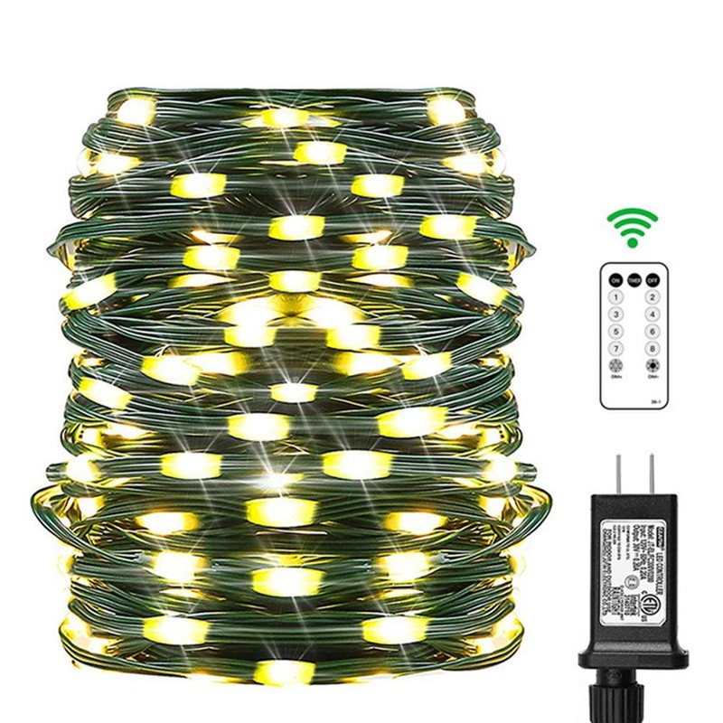 Copper Wire String Lights 23 Meter 200 LED Garden Lights