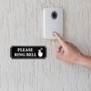 Molain 2PCS Please Ring Bell Sign, Self-Adhesive Ring Doorbell Sign