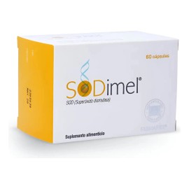 Suplemento Antioxidante Antiedad Superoxido Dismutasa Sodimel Capsulas Aminoácidos Ceramidas Protege Estrés Oxidativo Mejora Sistema Inmune Farmapiel