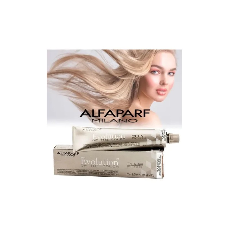 Tinte Para Cabello Alfaparf Evolution 60gr + Peroxido 20vol Tono