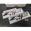 ZR2 Star Racing Decals Bedside Hash Stripe Fender Stickers (2)