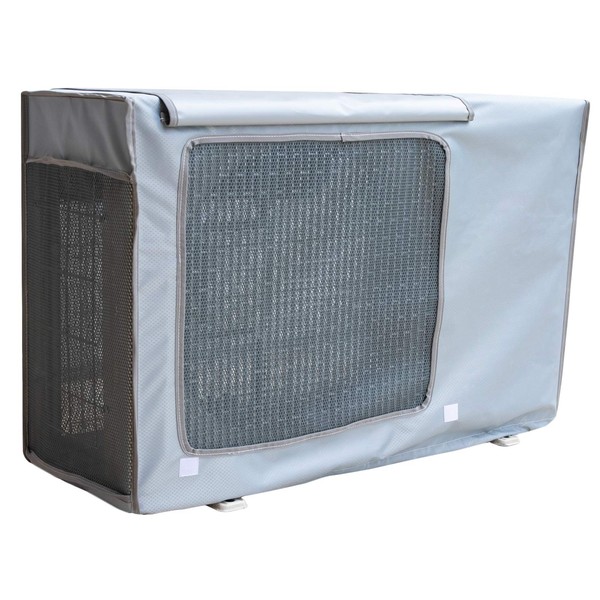 Air Conditioner Outdoor Unit Cover, Air Conditioner Cover, For Outdoor Units, Various Sizes Available, 2 Colors, 2 Colors, 2 Sets Available, Can Be Used All Year Round Type, Large, Heat Shielding Protection, Energy Saving, Reflective Material, Fixed, Eas