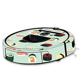 MightySkins Skin Compatible with iRobot Roomba i7 Robot Vacuum - Sushi | Protective, Durable, and Unique Vinyl Decal wrap Cover | Easy to Apply, Remove, and Change Styles | Made in The USA