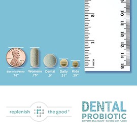 Replenish the Good Probiotic Dental 60 tabletas - Fortalecedor - Probiótico - Aliento Fresco - Familiar - Hecho en USA