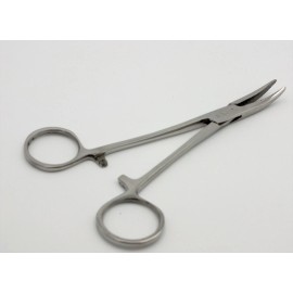 Upstream Essentials Fishing Hemostats Forceps  Hook Remover 4" Curved Tip - locking - FF113