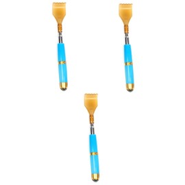KOMBIUDA 3pcs Telescopic Back Scratcher with Magnetic Feature Extendable Body Scraper for Itch Relief Portable and Compact for Travel for Men and Women