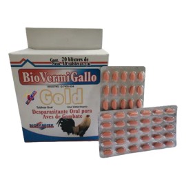 Alimento Biovermi Gallo Gold Desparasitante Gallos Aves