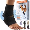 Dr. Brace Elite Ankle Brace with Strap, Black, Large
