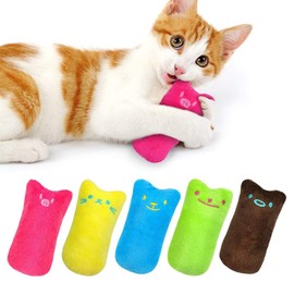 Chewing Toy, Catnip, Mouse Toy, Plush Toy, Cat , Relieves Lack of Exercise, Stress Relief, Teeth Cleaning, Educational Toy for Cats (5 Colors)