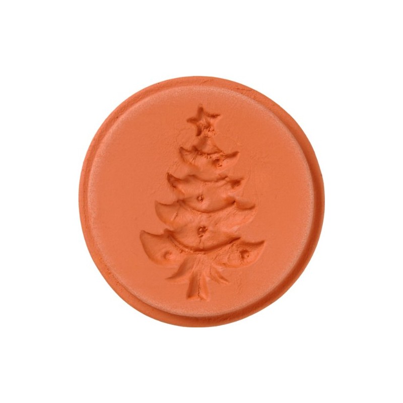 JBK Pottery Terra Cotta Cookie Stamps for Baking, Oven &