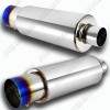 DTM N1 Style Burn Tip 4" Stainless Steel Muffler 2.5"