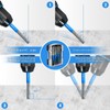 ZNXIMER 5pcs Diamond Drill Bits Set for Ceramic, Porcelain, Glass,