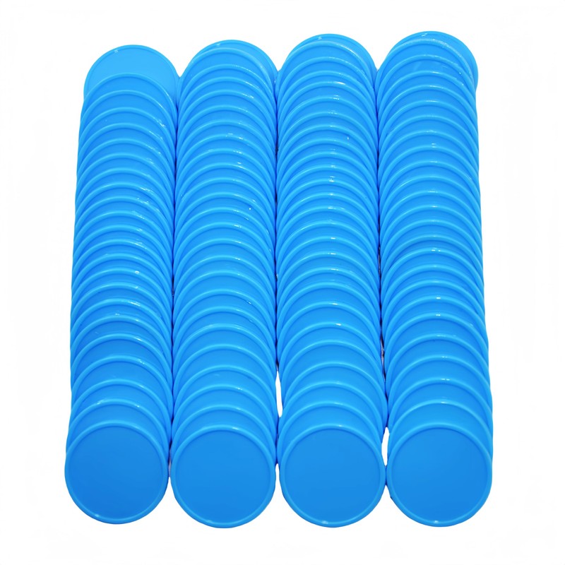 Smartdealspro Set of 100 1 Inch Opaque Plastic Learning Counters