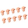 10pcs Metal Binder Clips Innovative Cartoon Cute Shape Electroplated Rustproof
