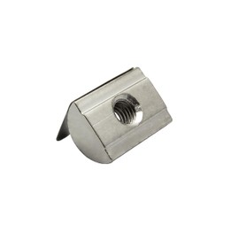 Slot Nut with Spring Plate M6 Slot 8 for Aluminium Profile Pack of 40 - Pack of 10