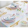 Solino Home Gingham Table Runner 108 Inches Long - 100%
