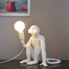 Unbranded Monkey Table Lamp Nordic Light Resin Simian Hanging Rope