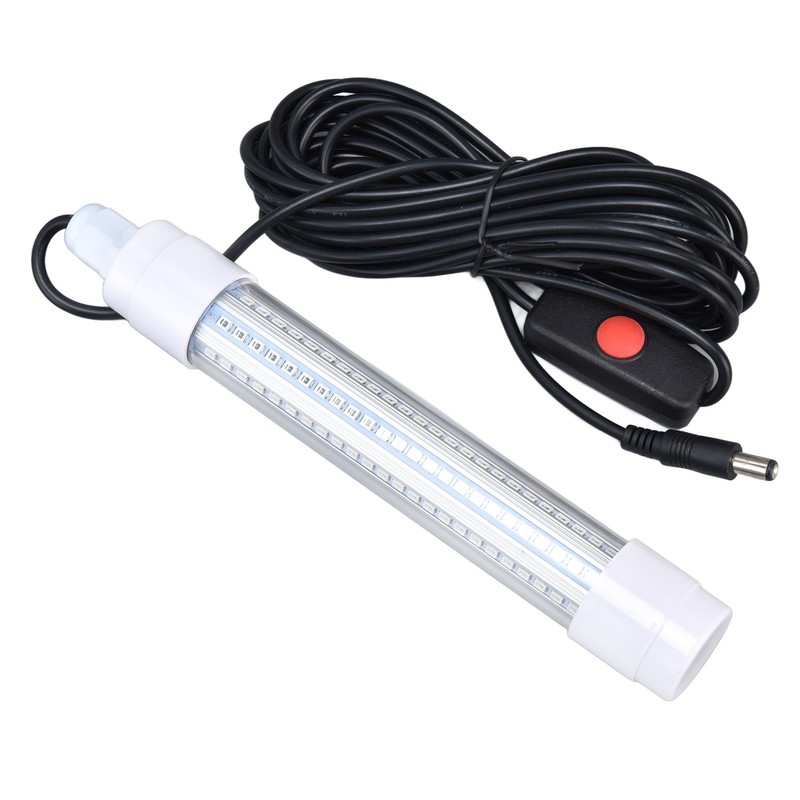 Submersible Fishing Light 16W AC12‑36V 1300lm LED Night Fishing Lure
