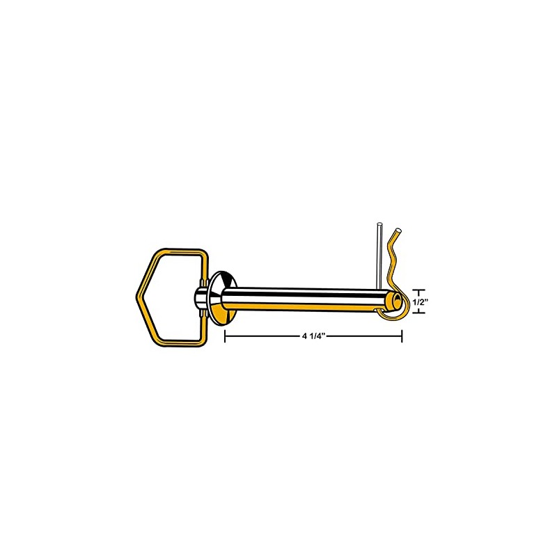 Hard to Find Fastener Swivel Handle Hitch Pin, Heavy Duty