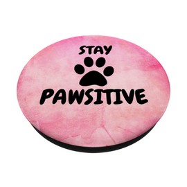 Paw Print Pop Up Cellphone Socket Holders,Pink Watercolor