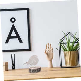 Levemolo Iron Arts Bird Decor Creative Rusty Bird Modeling Ornament for Outdoor Garden Scene Unique Animal Adornment for Lawn and Park and Safe Design