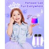 Mini Karaoke Machine for Kids, Portable Bluetooth Speaker with 2