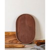 JAJU Oval Walnut Wood Tray_34cmx22cm, Brown Brown_FRFR / 자주 JAJU