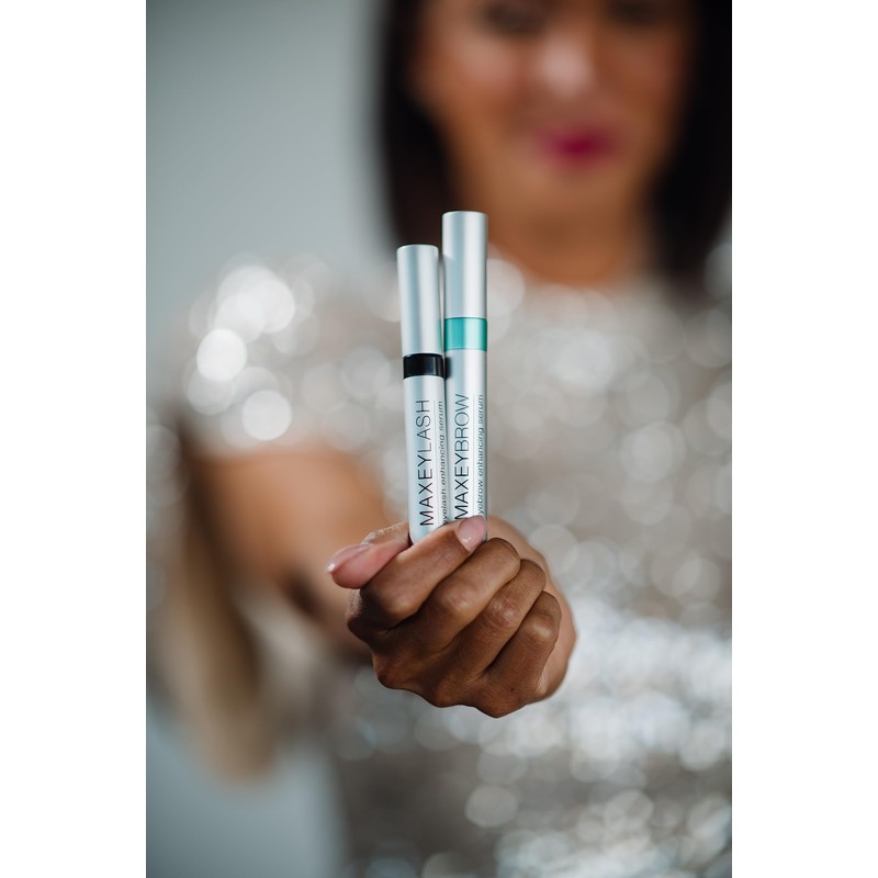 Maxey Cosmetics, MaxeyBrow Eyebrow Enhancing Serum, Longer, Thicker, Darker Looking