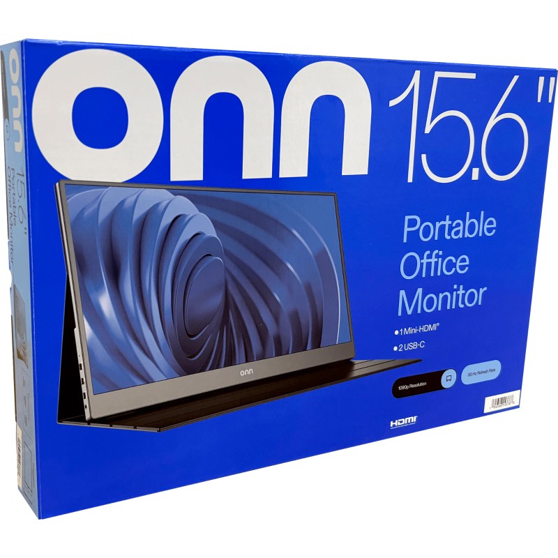 Onn 15.6" FHD (1920 x 1080P) LCD Portable Office Monitor