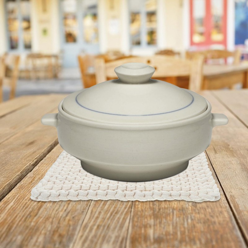 Zerodeko 1pc Woven Cotton Mat Pot Holder Cushion Coaster Insulation