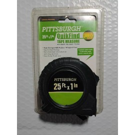 PITTSBURGH TAPE MEASURE - 25ft. x 1in - QuikFind - 371661631