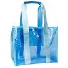 TotePrint Shiny PVC Beach Bag - Waterproof Shopper for Beach,