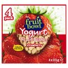 Fruit Bowl Fruit Flakes Erdbeere mit Joghurt-Beschichtung (4x25g) - Packung
