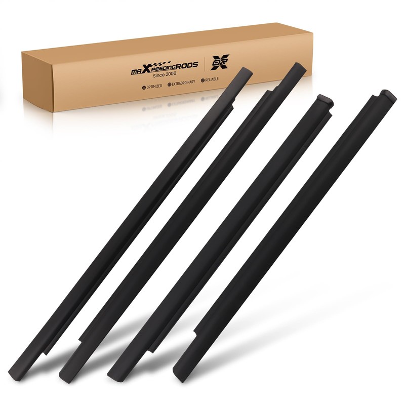 maXpeedingrods 4PCS Outside Window Seal Weatherstrip Molding Trim 75710-0C010 75720-0C010