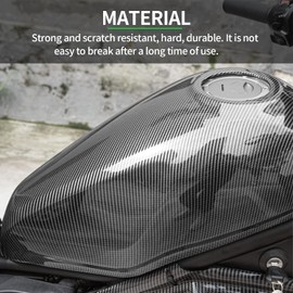 TAZGANTAX Motorcycle Oil Gas Fuel Tank Fairing Cover Fits for Ho-nda Rebel CMX500 CMX300 CMX250 CMX 500 300 250 Rebel500 Rebel300 Rebel250 2017 2018 2019 2020 2021 2022 2023 (Carbon Fiber Look)