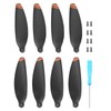Alomejor 2 Pairs Propeller Replacement Part Drone Accessories Suitable for