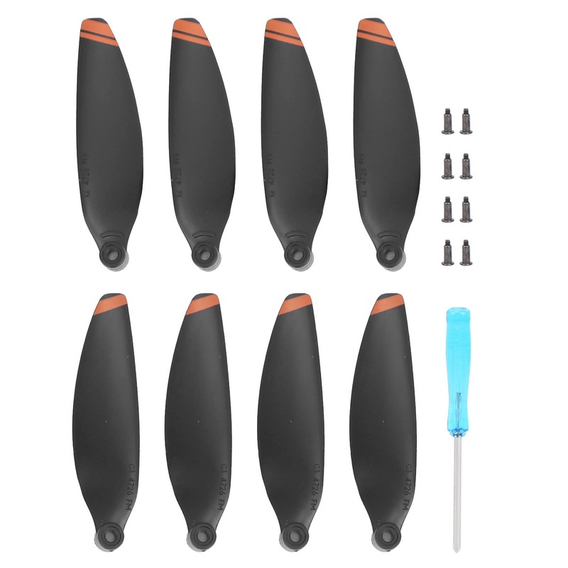 Alomejor 2 Pairs Propeller Replacement Part Drone Accessories Suitable for