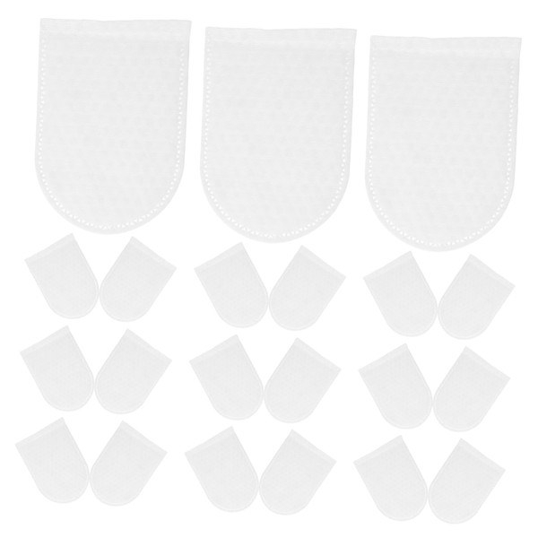 WOONEKY 120pcs Reusable Makeup Remover Pads for Face Texture Soft