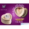 Waipur Organic Palm Leaf Plates - 25 Plates Heart 15