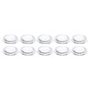 PATIKIL 10pcs 25mm Diameter 8mm Height Flat Convex Lens Acrylic