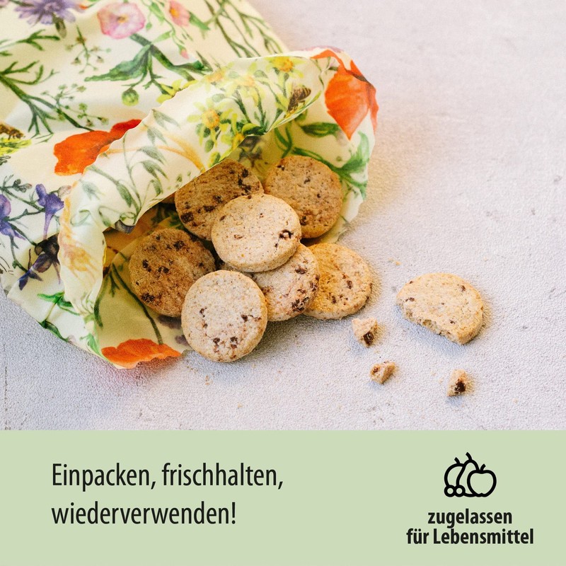 little bee fresh Organic Beeswax Cloth Sandwich Bag from Germany